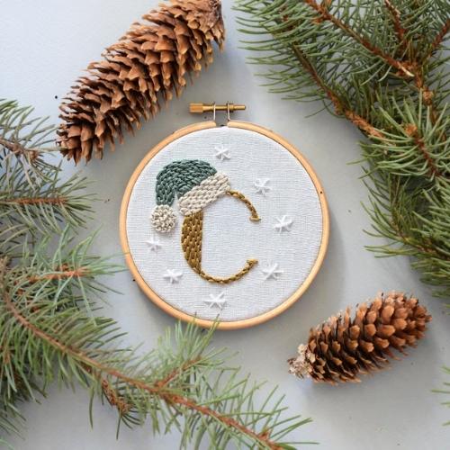 Christmas 26 Letters Stickmuster auf Etsy