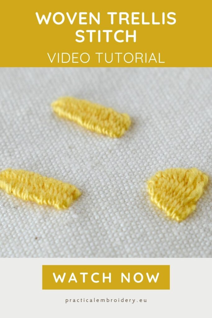Woven Trellis Stitch: Video Tutorial