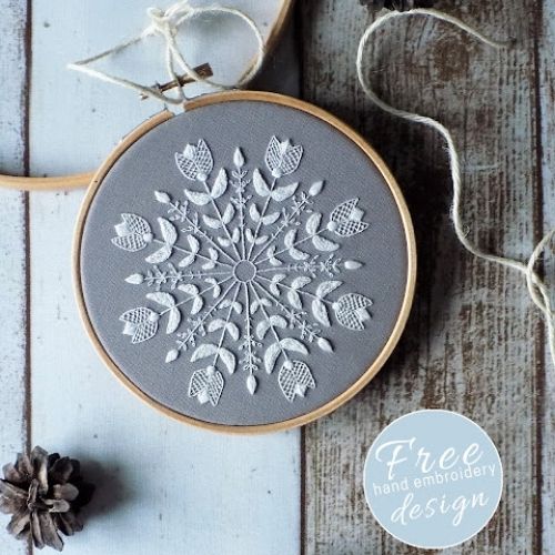 Snowflake Mandala by Stitch Floral